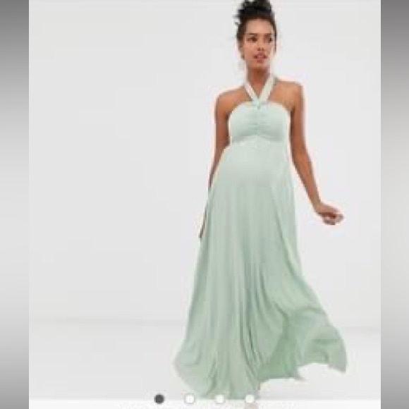 ASOS Maternity Dress Halter Styler. Size US 8. NWT. - Picture 2 of 2